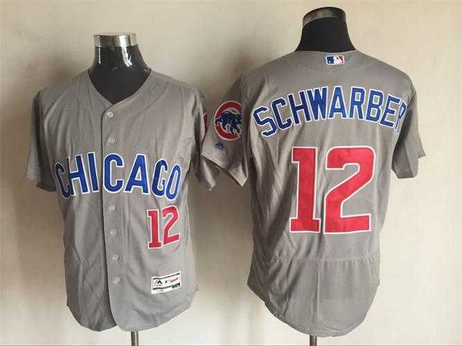 Chicago Cubs #12 Kyle Schwarber Gray 2016 Flexbase Collection Throwback Stitched Jersey,We sell and wholesale Chicago Cubs #12 Kyle Schwarber Gray 2016 Flexbase Collection Throwback Stitched Jersey on line form chian!